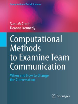 cover image of Computational Methods to Examine Team Communication